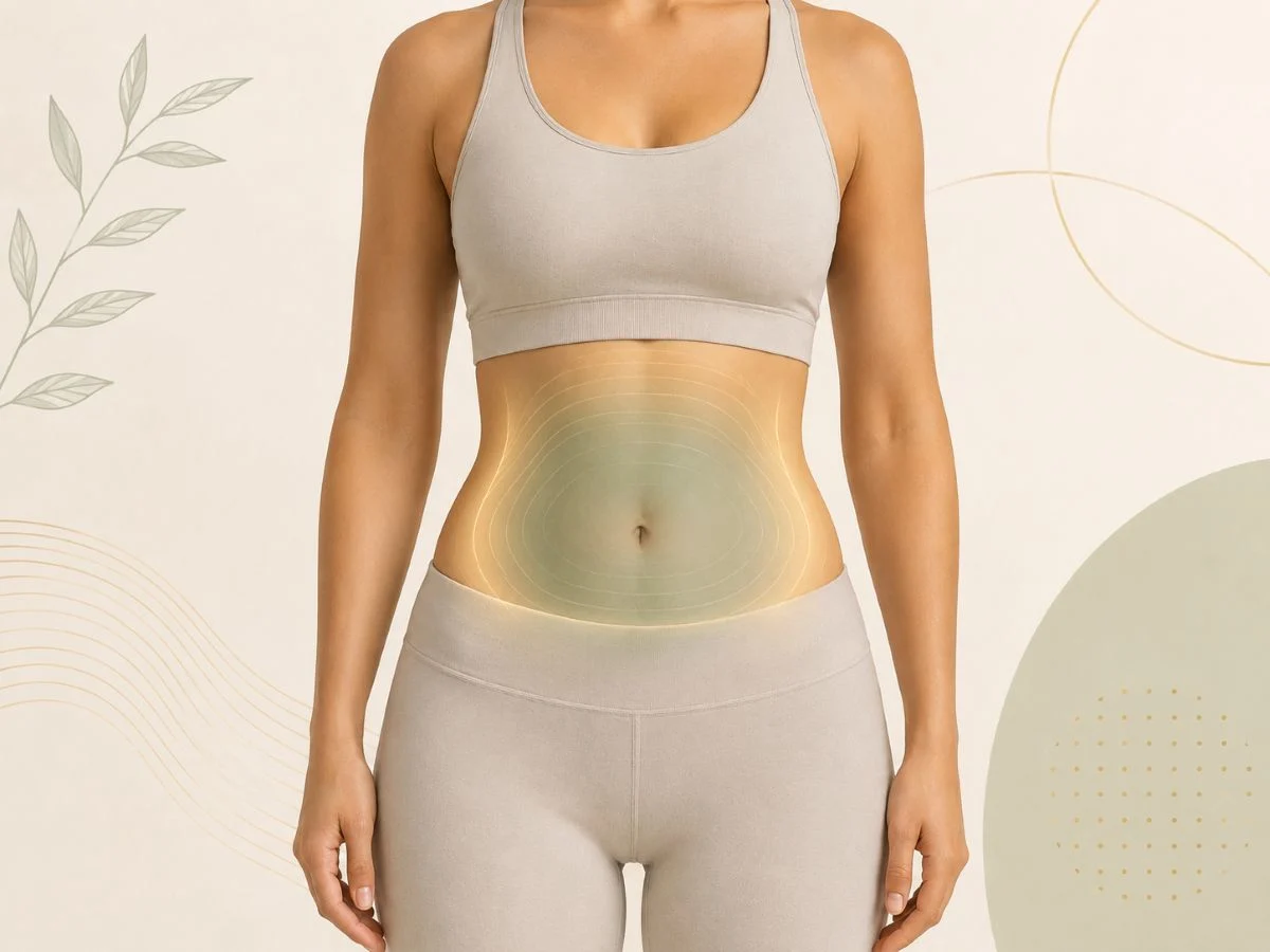 Belly treatment area available with the Stim Sculpt Atlanta offer